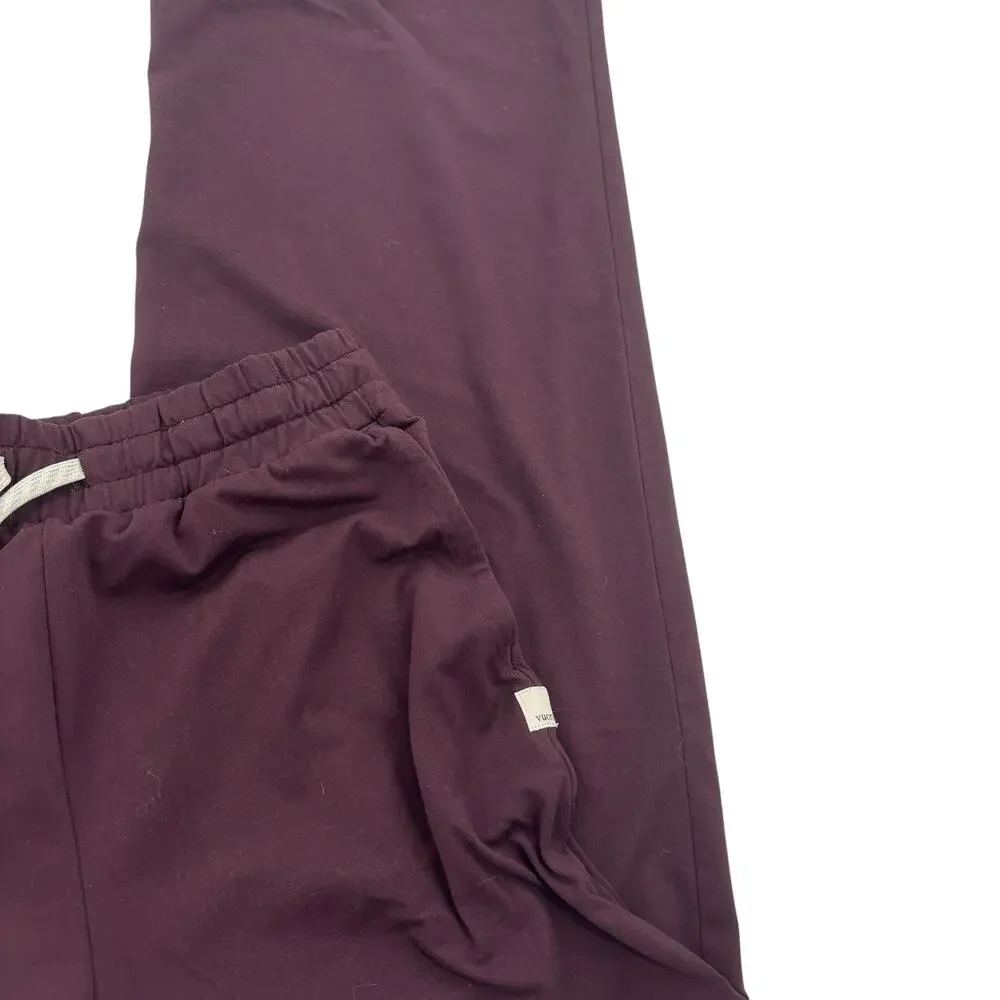 Vuori Women's Raisin Halo Essential Wide Leg Pants